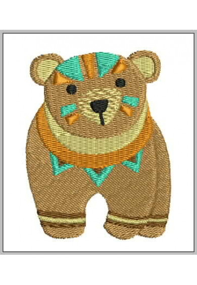 Pet037 - Cute Tribal Bear